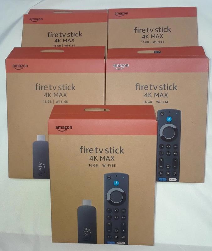 NOVO Amazon Fire TV Stick 4K MAX, (2ª Geração) Wi-Fi 6E, 16GB 2GB